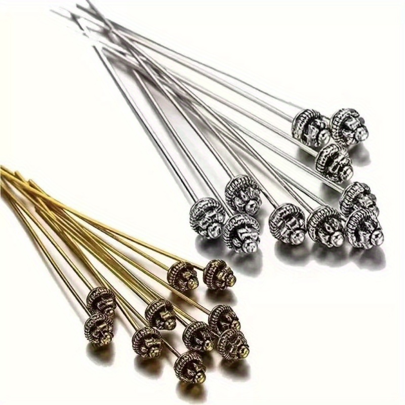 Jewelry Making Jig - 10PCS 55mm/2.17 Inch Head Pins for