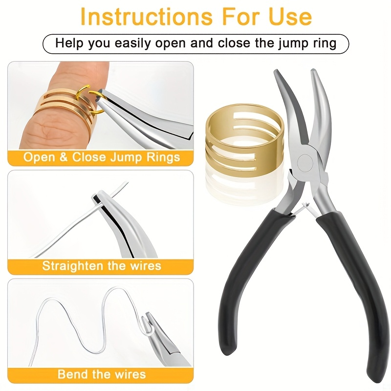 2pcs Curved Mouth Pliers Pink/ - đánh giá và giá Jewelry Making Pliers