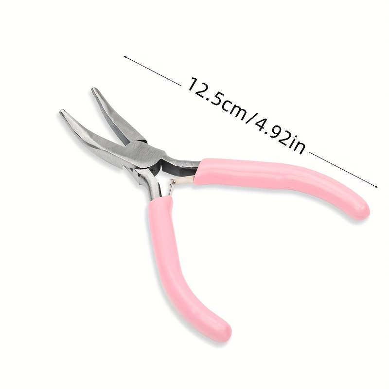 2pcs Curved Mouth Pliers Pink/ - đánh giá và giá Jewelry Making Pliers
