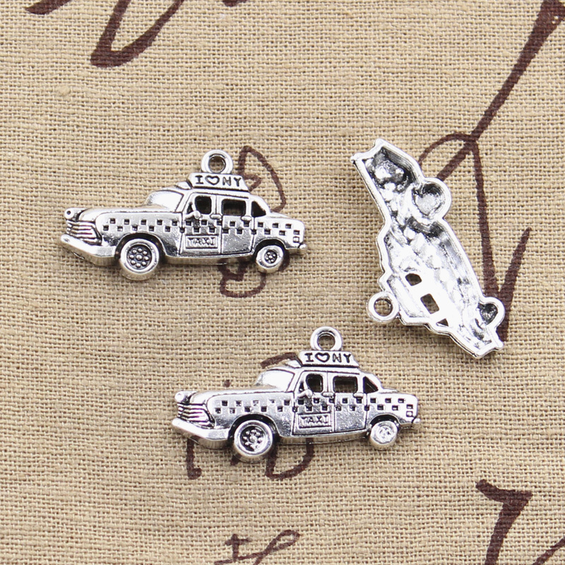 8pcs Charms New York Taxi Car  - đánh giá và giá Jewelry Making New York