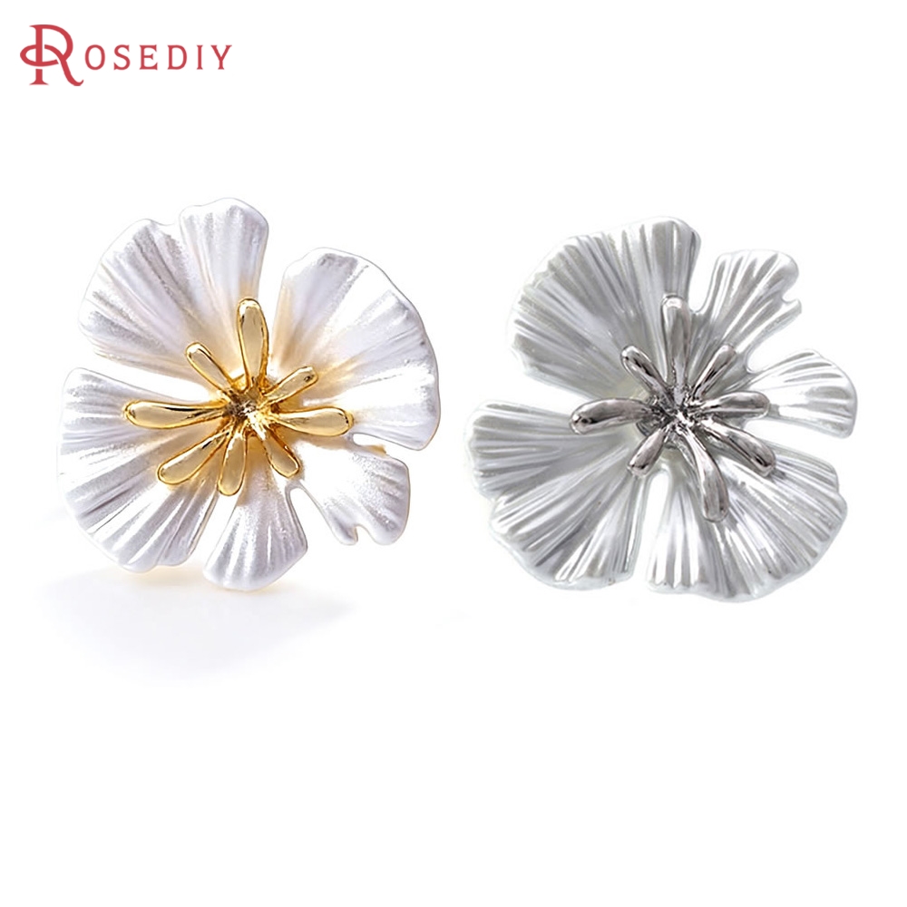 18K Gold Color Brass Flower St - đánh giá và giá Jewelry Making Brass