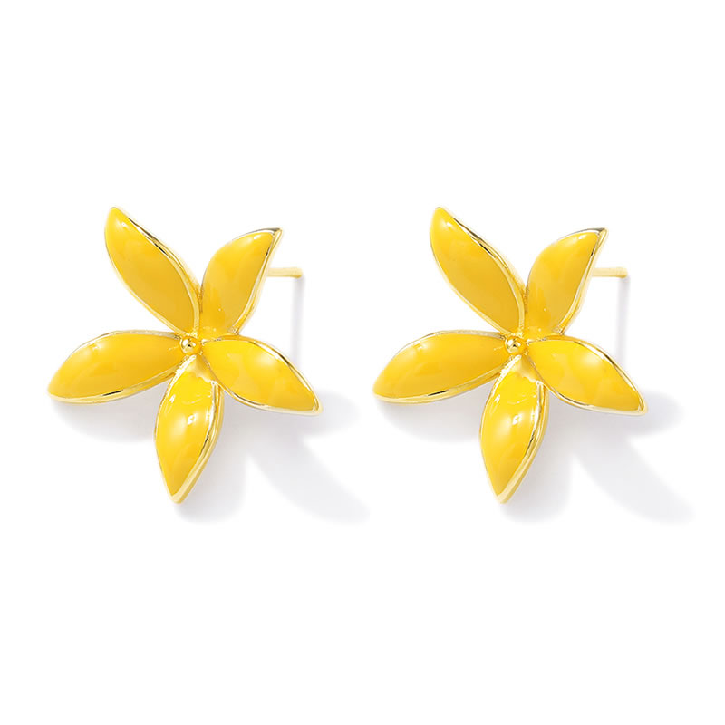 18K Gold Color Brass Flower St - đánh giá và giá Jewelry Making Brass