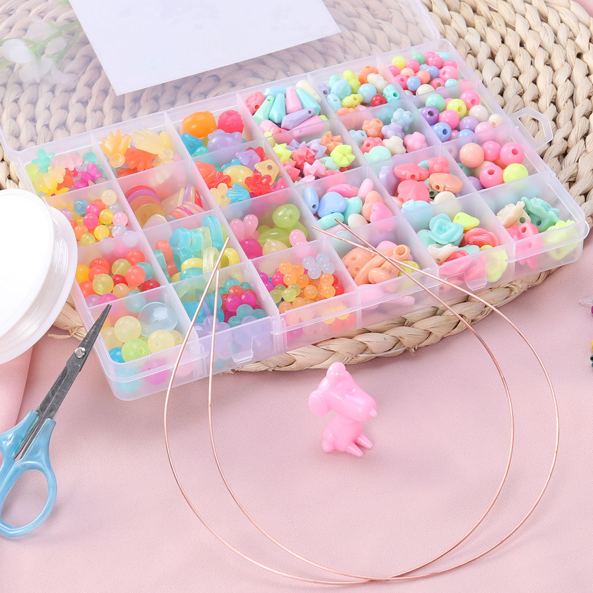 520Pcs Jewelry Beads Set Kids  - đánh giá và giá Jewelry Making Kit For Kids