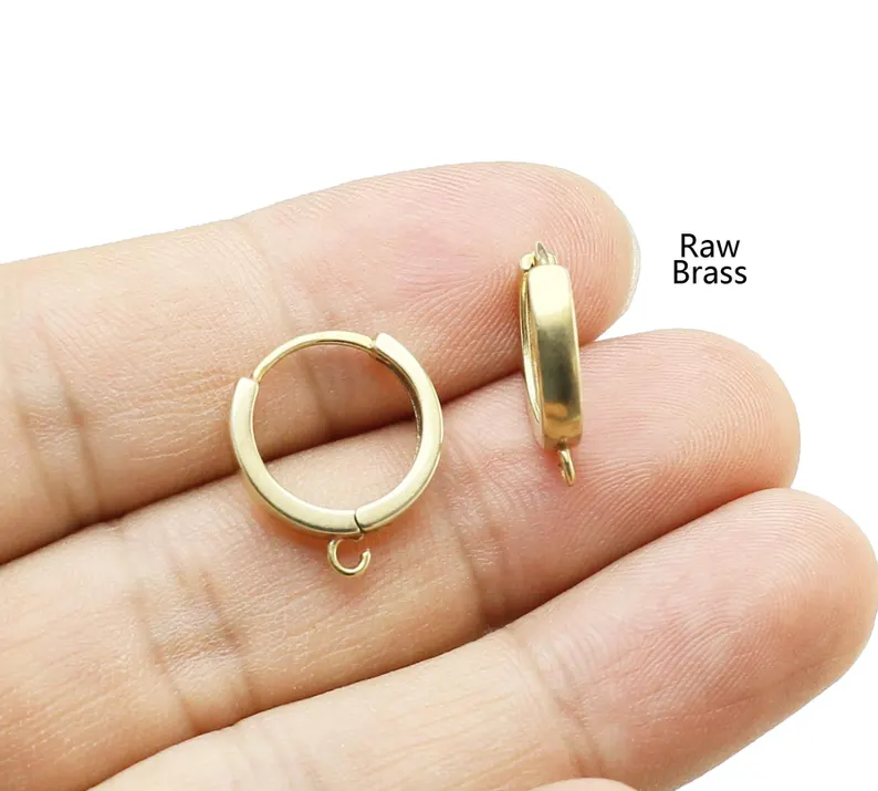 10pcs Brass Ear Hoops, Leverba - đánh giá và giá Jewelry Making Brass