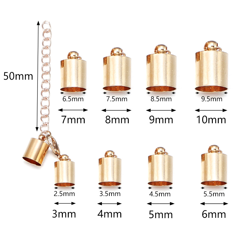 10Sets Leather Cord End Caps W - đánh giá và giá Jewelry Making Parts