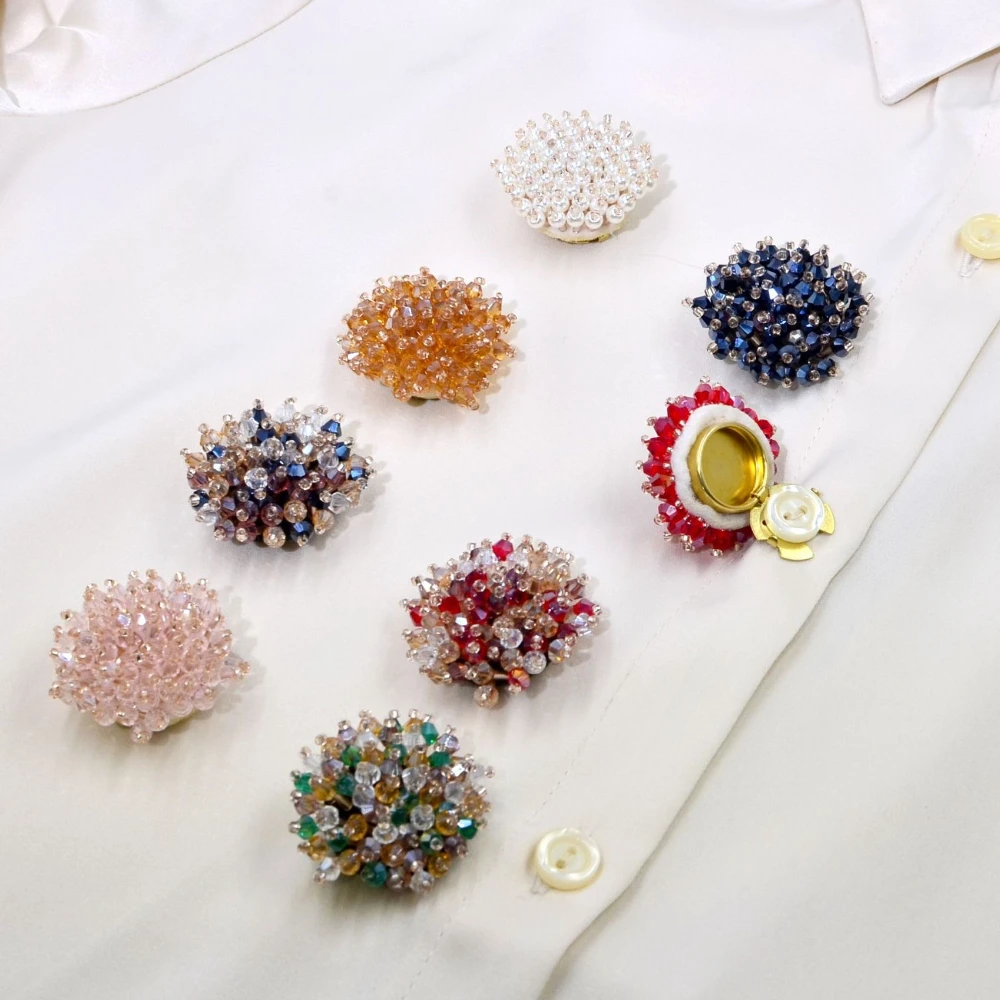 2PCS Elegant Button Covers Han - đánh giá và giá Jewelry Making Parts