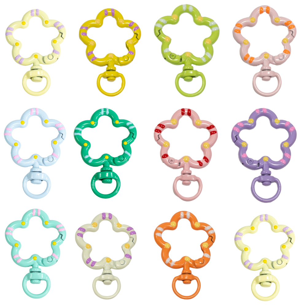 5pcs Flower Metal Lobster Claw - đánh giá và giá Jewelry Making Materials