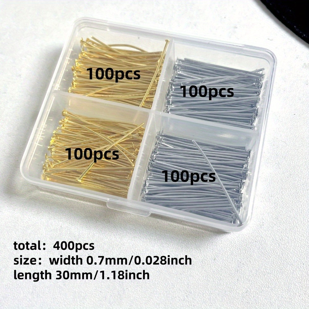 400pcs Mixed Iron Head Pins 30 - đánh giá và giá Jewelry Making Jig