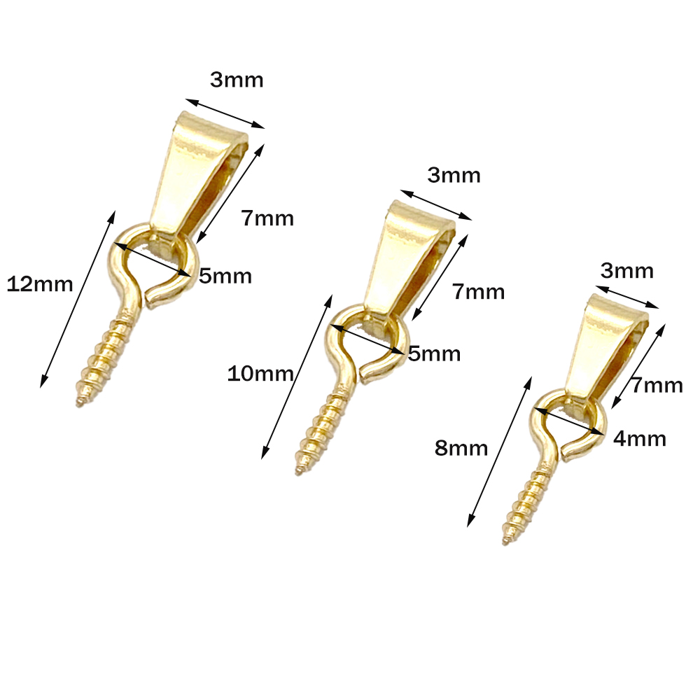 20pcs Stainless Steel Screw Ey - đánh giá và giá Jewelry Making Rivets