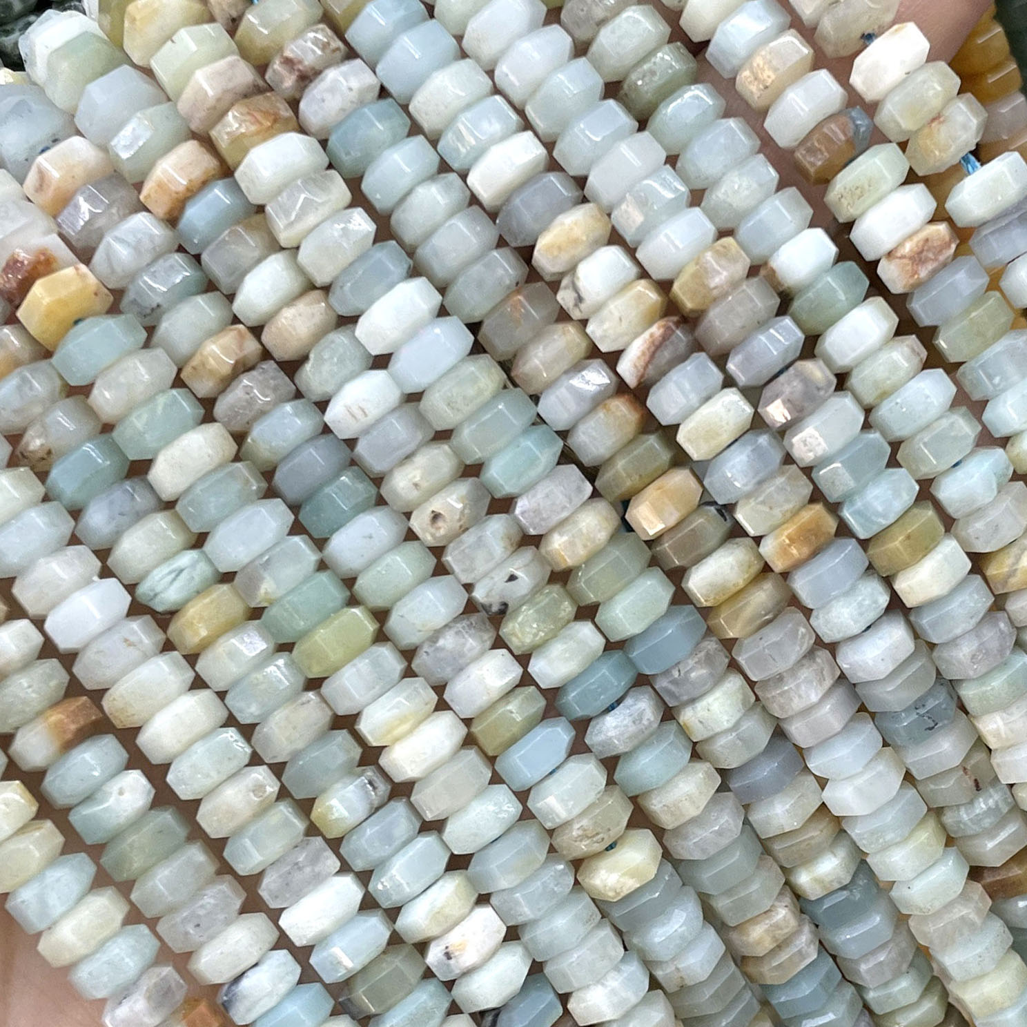 Natural Stone Faceted Flat Ron - đánh giá và giá Jewelry Making Amazon