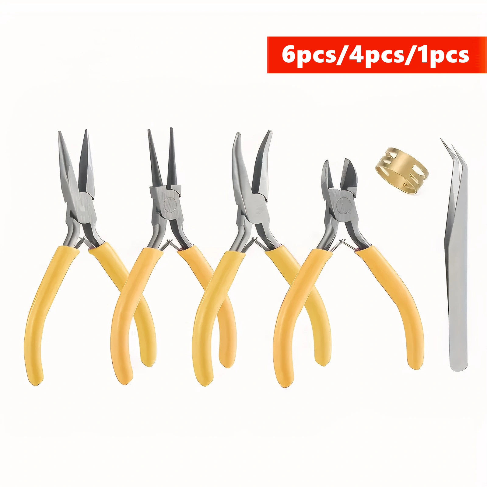6/4/1pcs Yellow Jewelry Making - đánh giá và giá Jewelry Making Pliers