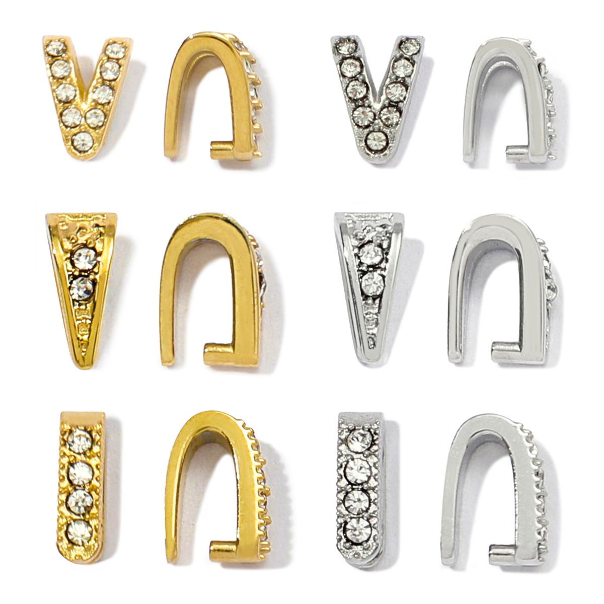 5Pcs/Lot Stainless Steel Clips - đánh giá và giá Jewelry Making Materials