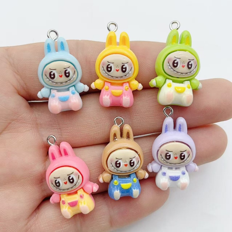 10Pcs Kawaii Rabbit Strawberry - đánh giá và giá Jewelry Making Parts