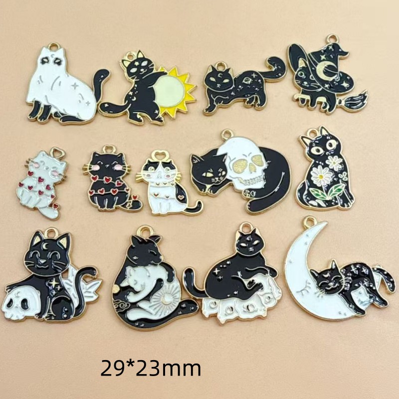 10pcs Original Alloy Enamel Bl - đánh giá và giá Jewelry Making Parts