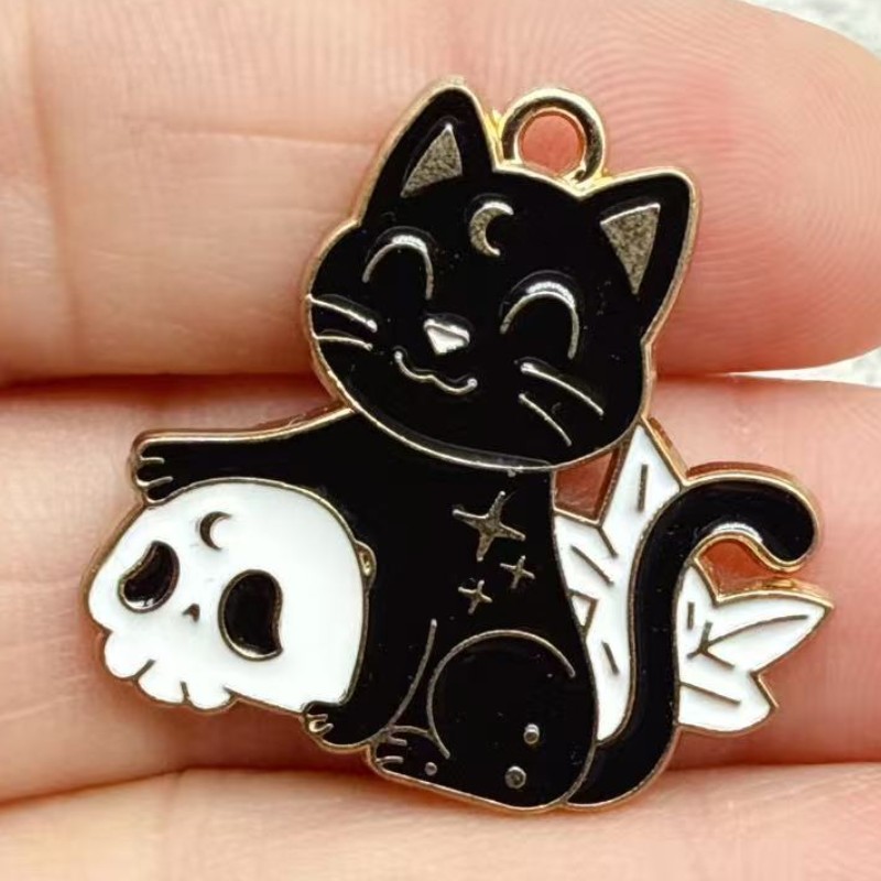 10pcs Original Alloy Enamel Bl - đánh giá và giá Jewelry Making Parts