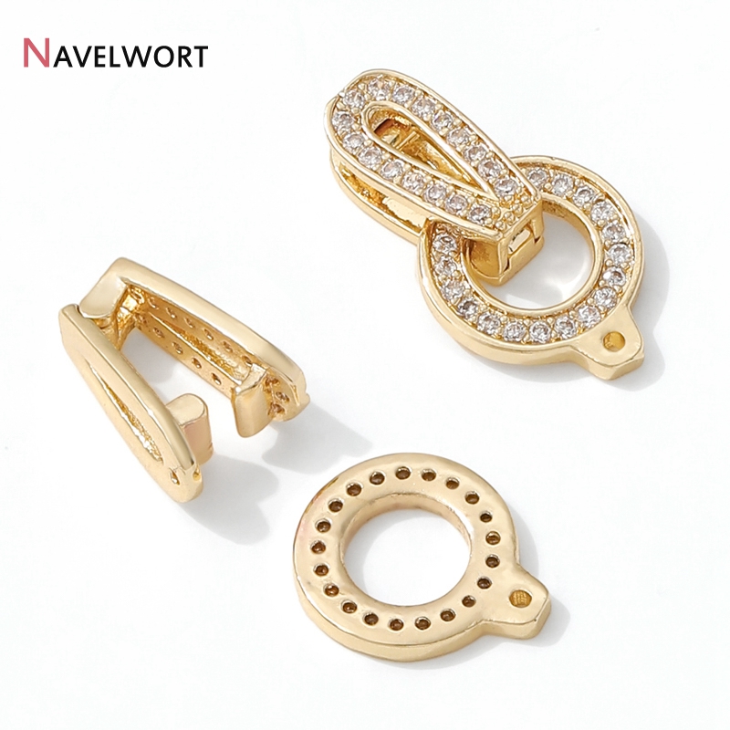 1/2/3Pcs 14K Gold Plated Round - đánh giá và giá Jewelry Making Brass