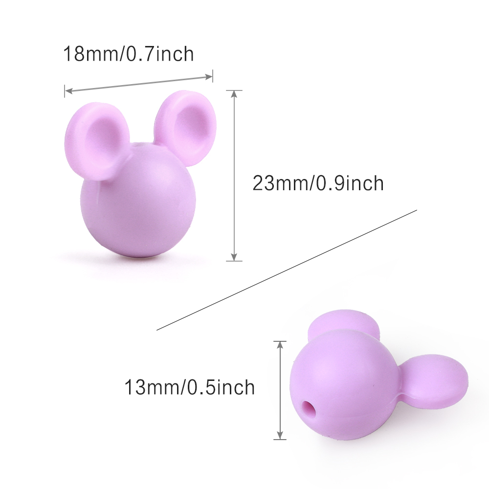 10pcs Silicone Beads Mouse Hea - đánh giá và giá Jewelry Making Jig