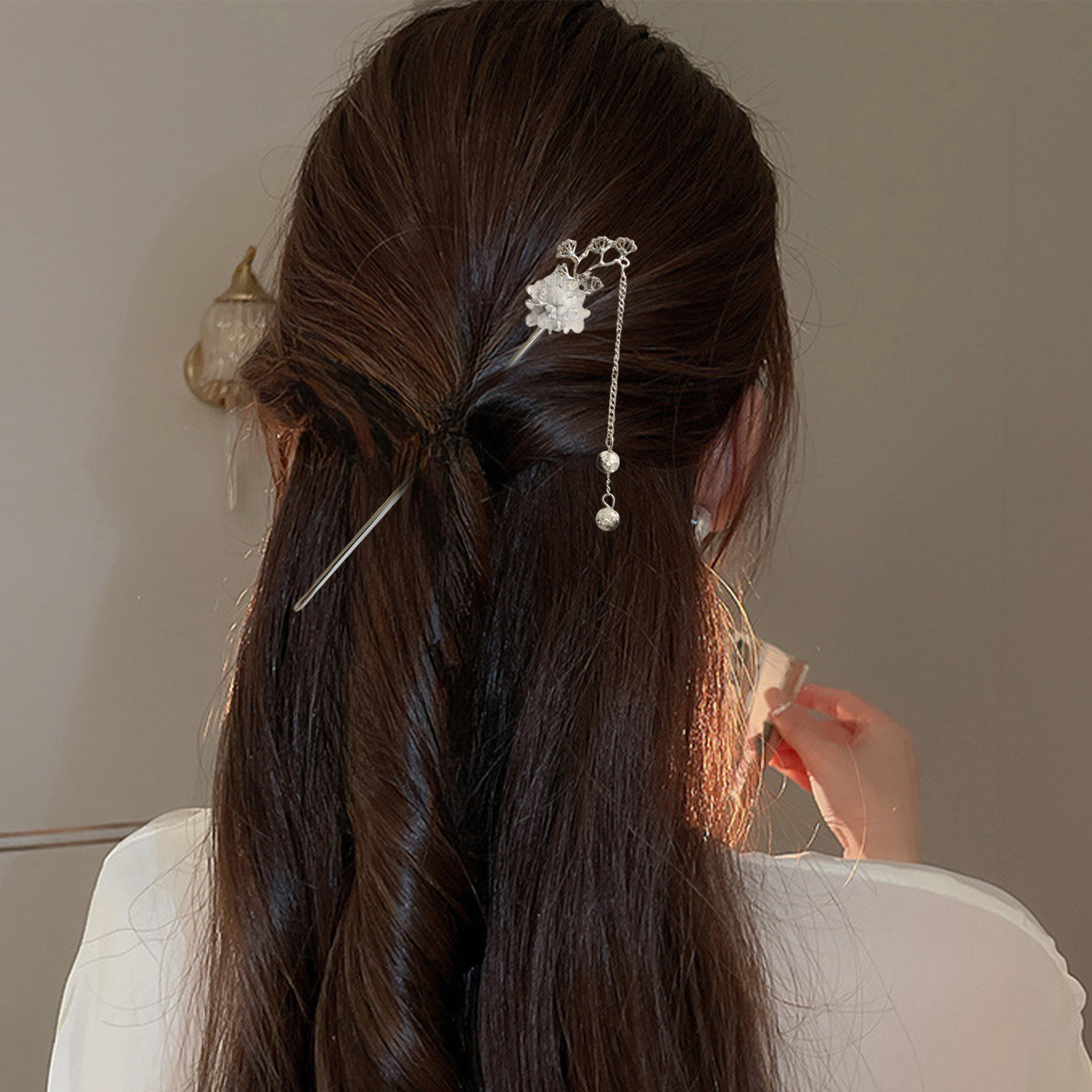 Elegant Flower Hair Sticks For - đánh giá và giá Jewelry Making Parts