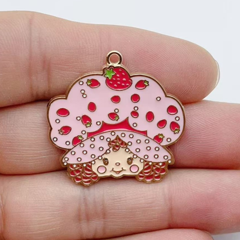 10pcs Cute Little Girl Enamel  - đánh giá và giá Jewelry Making Brass